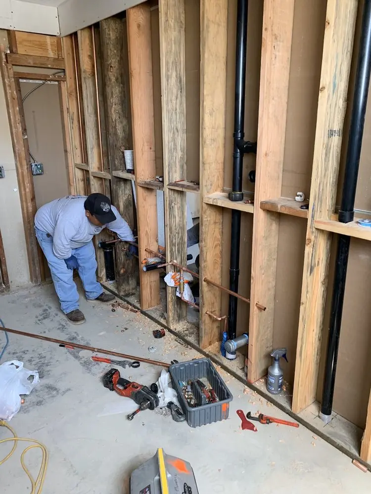 Commercial rough-in plumbing for Gas Line Repair in Bowers Corner